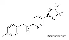 Molecular Structure of 1073354-32-1 (6-(4-Methylbenzylamino)pyridine-3-boronic acid pinacol ester)